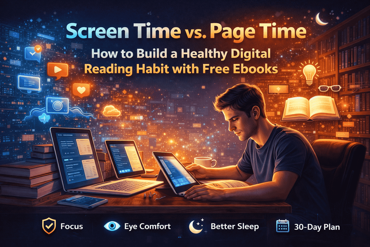 Screen Time vs. Page Time: How to Build a Healthy Digital Reading Habit with Free Ebooks