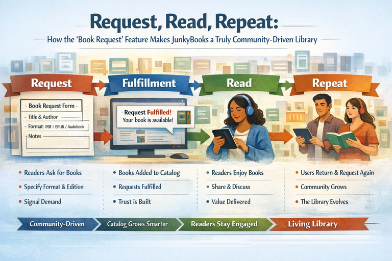 Request, Read, Repeat: How JunkyBooks Uses Book Requests to Build a Community Library
