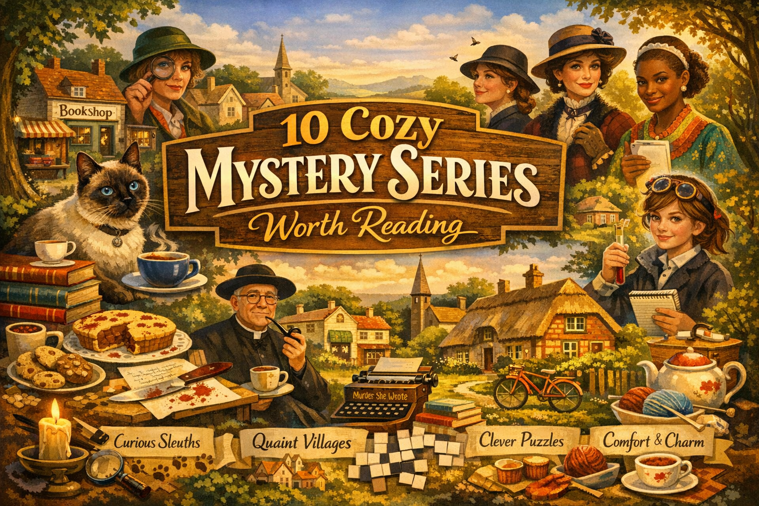 10 Cozy Mystery Series Worth Reading