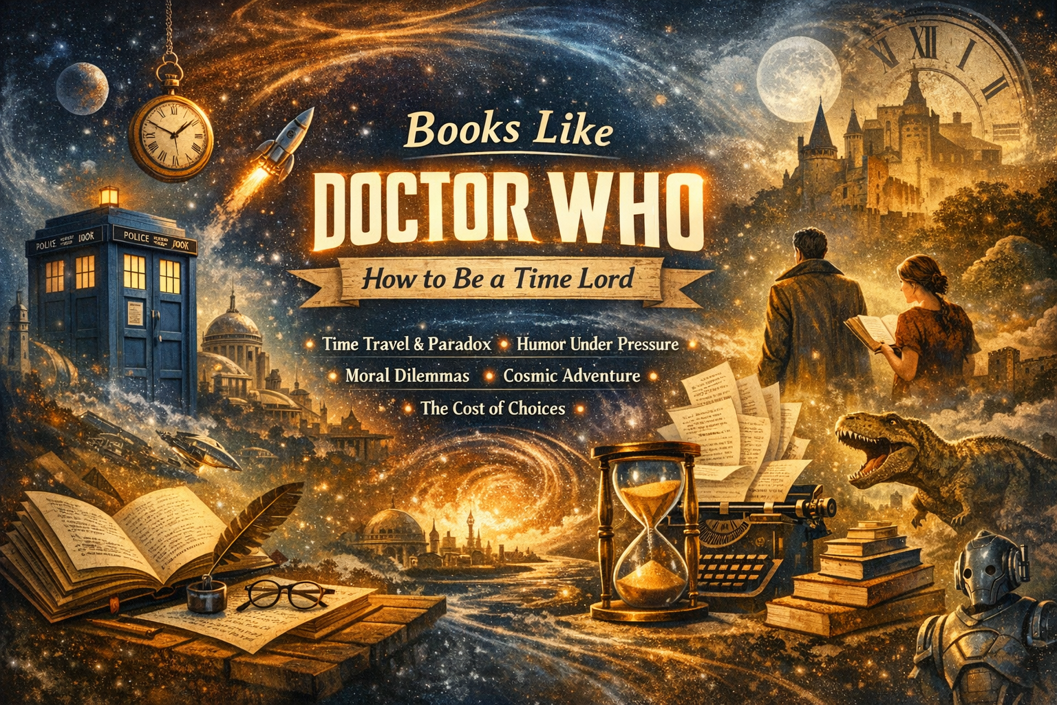 Books Like Doctor Who: Time Travel Novels with Humor, Heart & Paradox