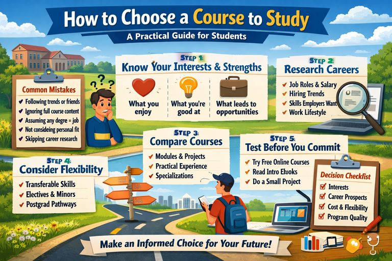 How to Choose a Course to Study: A Practical Guide for Students
