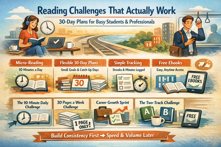 Reading Challenges That Actually Work: 30-Day Plans for Busy Students and Professionals