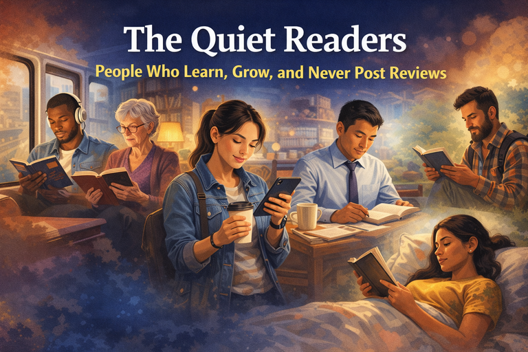 The Quiet Readers: People Who Learn, Grow, and Never Post Reviews