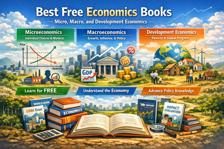 Best Free Economics Books: Micro, Macro, and Development Economics