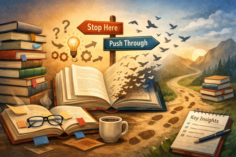 Why Some Books Are Never Finished and Why That’s Still Learning