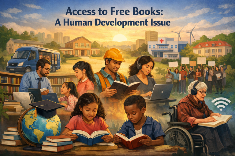 Why Access to Free Books Is a Human Development Issue, Not Just a Convenience