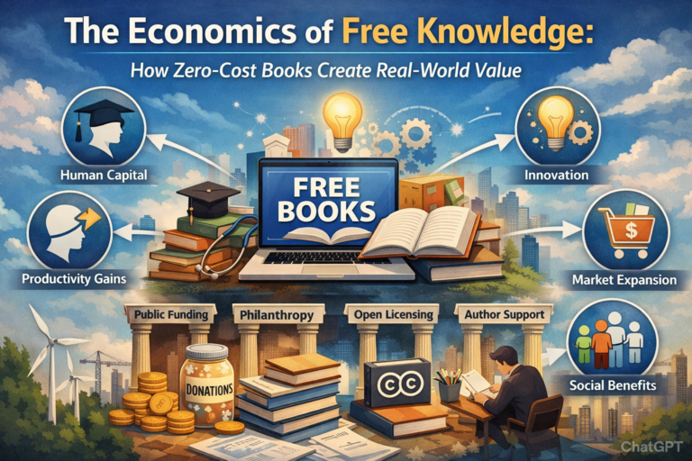 The Economics of Free Knowledge: How Zero-Cost Books Create Real-World Value
