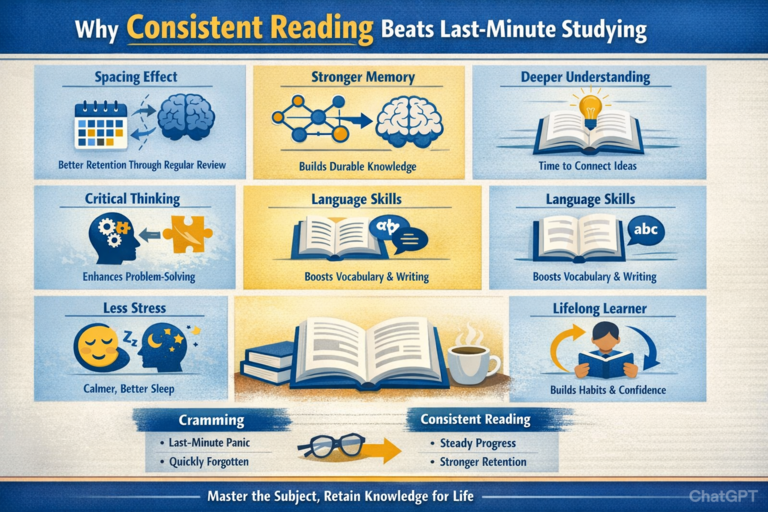 Why Consistent Reading Is More Powerful Than Last-Minute Studying