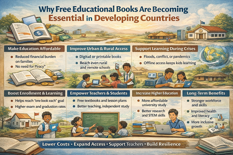 Why Free Educational Books Are Becoming Essential in Developing Countries