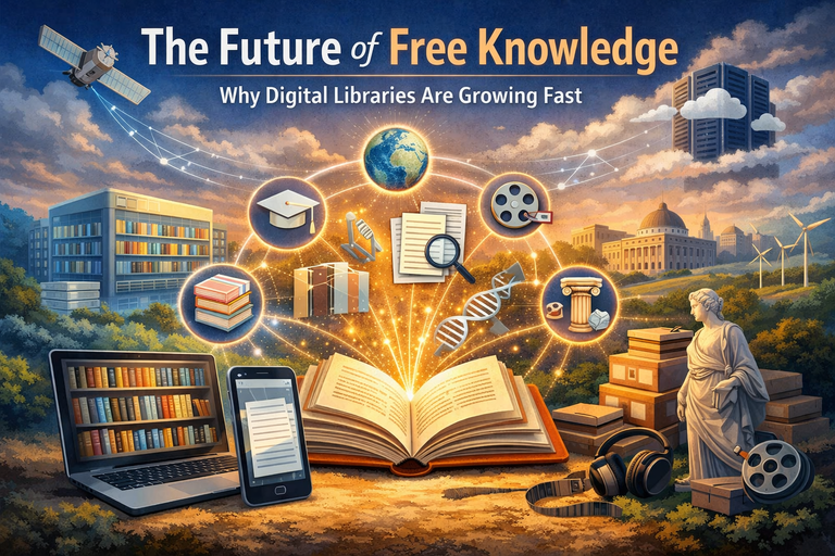 The Future of Free Knowledge: Why Digital Libraries Are Growing Fast