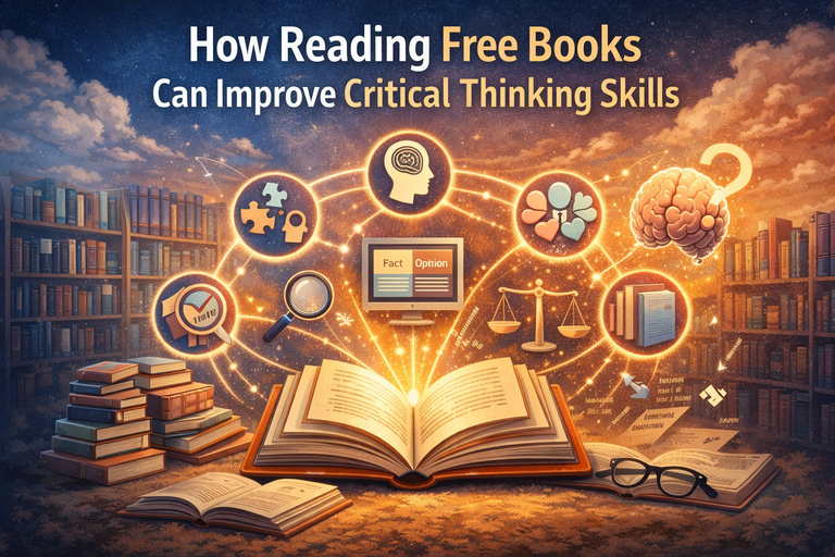 How Reading Free Books Can Improve Critical Thinking Skills