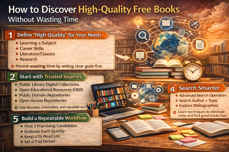How to Discover High-Quality Free Books Without Wasting Time