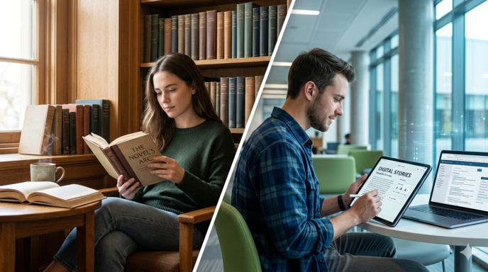 Digital Reading vs. Traditional Reading: What Students Should Know Summary