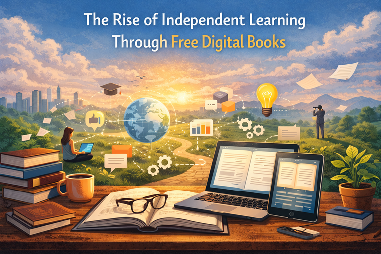 The Rise of Independent Learning Through Free Digital Books