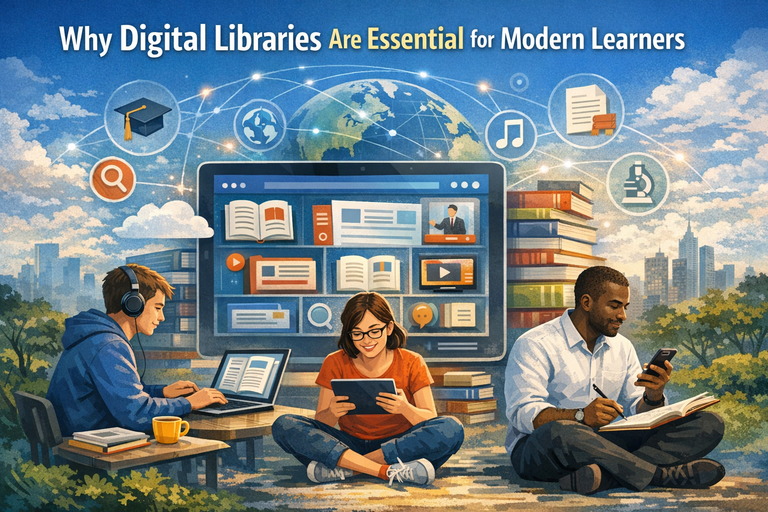 Why Digital Libraries Are Becoming Essential for Modern Learners
