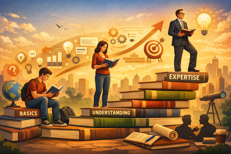 From Beginner to Expert: How Consistent Reading Builds Expertise Over Time