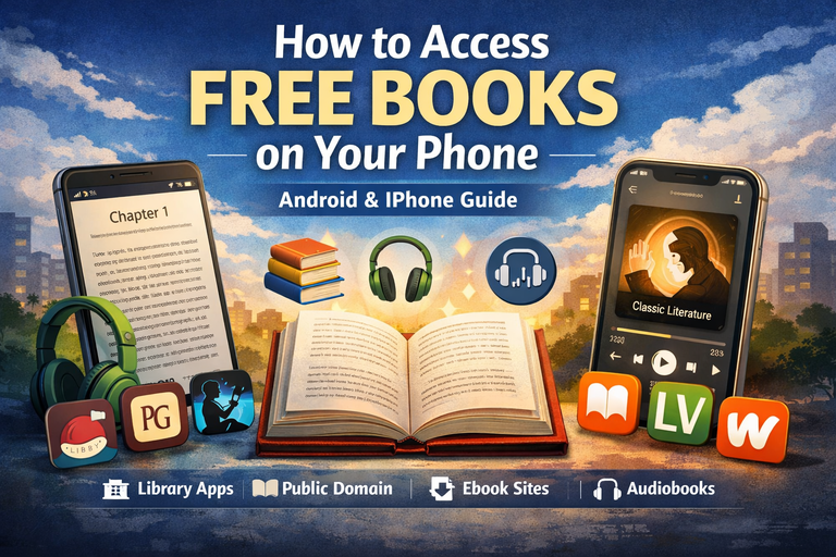 How to Access Free Books on Your Phone (Android & iPhone Guide)