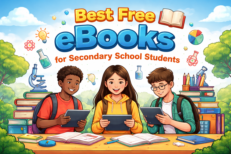 Best Free eBooks for Secondary School Students (All Subjects)