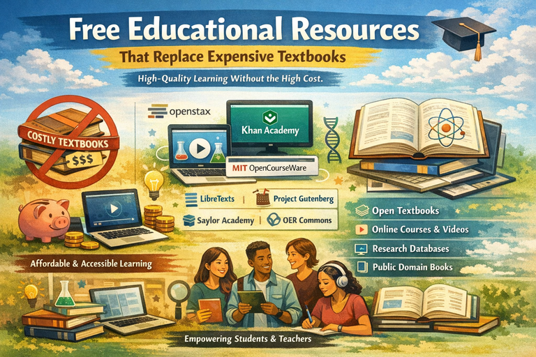 Free Educational Resources That Replace Expensive Textbooks