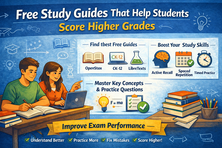 Free Study Guides That Help Students Score Higher Grades