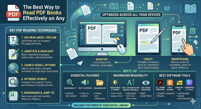 The Best Way to Read PDF Books Effectively on Any Device