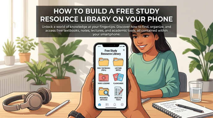 How to Build a Free Study Resource Library on Your Phone
