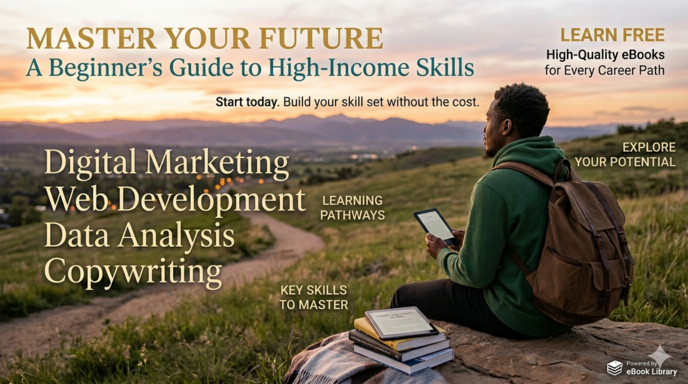 Learn High-Income Skills Using Free eBooks (Beginner Guide)