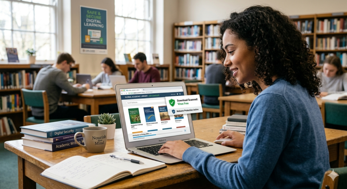 How to Download Educational Books Safely Without Malware